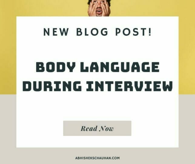 Body Language During Interview