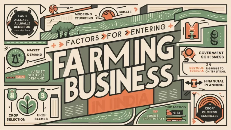Things to Consider Before Getting into Farming as a Business in INDIA